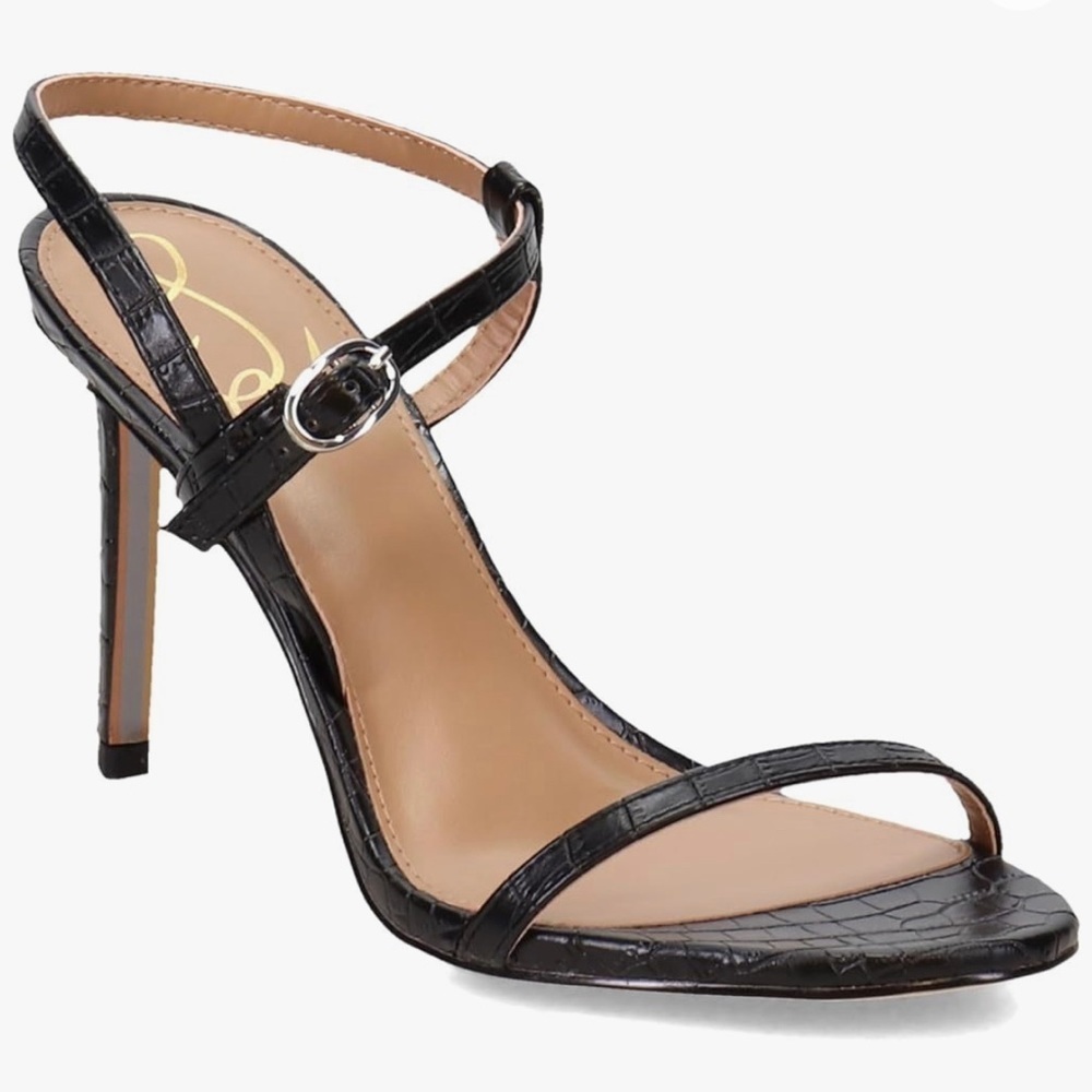 Sam Edelman Womens Doran Strappy Stiletto Black Size 10
